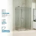 Душевой уголок GWMPKB018RB 120x85 см, цвет фурнитуры хром блестящий, стекло бесцветное закаленное 6 мм