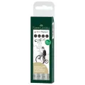 Faber-Castell Набор капиллярных ручек Ecco Pigment, 0.1, 0.3, 0.5, 0,7 мм (166004), 166004, черный цвет чернил