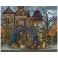 Набор для вышивания LetiStitch #L8013 Moonlight Manor (Поместье Лунного света), Счетный крест, 44 х 35 см