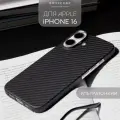 Кевларовый чехол Broscorp на Apple iPhone 16 (Айфон 16), арамидное волокно