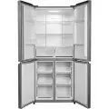 Холодильник трехкамерный Hyundai CM45083F нержавеющая сталь