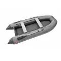 Лодка надувная ПВХ под мотор ROGER Zefir 3500 LT, лодка роджер НДНД малый киль (серый-графитовый комбинированный)