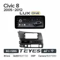 Штатная магнитола Teyes LUX ONE Honda Civic 8 FK FN FD 2005 - 2012