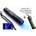 Ультрафиолетовые фонарики 365nm Convoy S2 диод Seoul Viosis 3W + аккум + зарядка