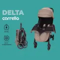 Коляска прогулочная CARRELLO Delta, бежевая