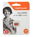 Карта памяти 128Gb MicroSD GoPower, SDXC, A1, V30 00-00025683