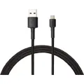 Дата-кабель Xiaomi Mi USB Type-C Braided Cable SJX10ZM, 100см, черный