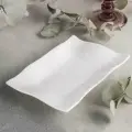 Блюдо фарфоровое Wilmax, 18×11,5 см, цвет белый