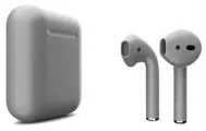 Беспроводные наушники Apple AirPods 2 Color (без беспроводной зарядки чехла), матовый серый