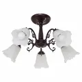 Светильник Люстра классическая 457/5BR WT, цоколь е14