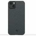 Чехол Pitaka MagEZ Case 4 для iPhone 15 Plus (6.7), черно-серый, кевлар (арамид)