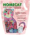 HOMECAT роза наполнитель силикагелевый для туалета кошек (3,8 л х 4 шт)