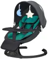 Электронные качели для новорожденных Dearest Limited Collection Black Green Brown, электронные качели шезлонг