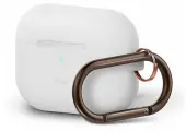 Силиконовый чехол с карабином для AirPods Pro, Elago полупрозрачный/матовый