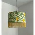 Абажур с бахромой Лимоны, 35*26 см, желтый