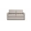 Диван-кровать раскладной PUSHE Бруно 130, велюр, бежевый Formula 102