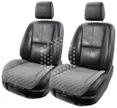 Трокот / Комлпект автомобильных накидок на передние сиденья / 2 штуки / На нижнюю часть сиденья, Темно-Серый