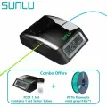 Sunlu Filament connector fusion splicer FC01 and sunlu PETG mint green Filament*1