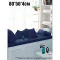 Матрас-подушка на подоконник Mura Night Blue 80*50*4см