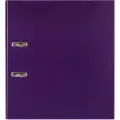 Упаковка 5 шт. Папка-регистратор BRAUBERG, ламинированная, 75 мм, фиолетовая, 222073