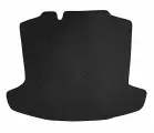 Автомобильный коврик ЭВА (EVA) в багажник для VOLKSWAGEN POLO (VI) лифтбек / Фольксваген Поло 6 / 2020-н. в.