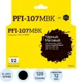 Картридж струйный T2 PFI-107MBK (IC-CPFI-107MBK) мат. чер. для Canon iPF-670