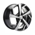 Колесный диск Khomen Wheels KHW1712 17x7 PCD5X114.3 ET45 D66.1 BLACK-FP
