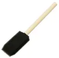 Кисть Спонж плоская d - 25 мм, деревянная ручка, в пакете