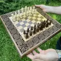 Шахматы 40см 3в1