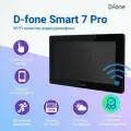 Видеодомофон с Wi-Fi для квартиры, дома D-fone Smart 7 Pro (SM751 B, Черный), поддержка Full HD, TFT дисплей 7 1024x600, с записью по детекции движения и удаленным доступ со смартфона
