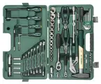 Универсальный набор инструмента, 80 шт, 1/4 и 1/2 DR, SATA 09403