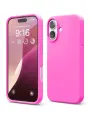 Elago силиконовый чехол для iPhone 16, Soft silicone (Liquid) Ice Red