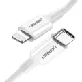 Кабель UGreen US171 USB-C - Lightning, длина 0.25 м, 1 шт., белый