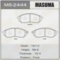 Колодки тормозные Nissan Pathfinder 05-, Qashqai 4WD 06-, Murano 04-, Infiniti FX 05- передние MASUM