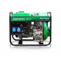 Дизельный генератор ADG2500X, 2 кВт, 220В, ручной запуск, бак 12,5 л, автоматический регулятор напряжения.