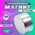 Магнит неодимовый мощный 45х25 мм N52