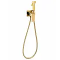Смеситель встраиваемый с гигиеническим душем Hansberge H3077 Золото Глянец