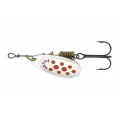 Блесна вращающаяся Mepps COMET PTS, 5, SILVER/Red dots, комплект из 1 штука