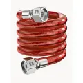 Гибкая подводка , удлинитель излива 2 в 1 , 2,5 метра , красный