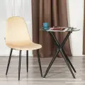 Стул для кухни TetChair BREEZE (mod. JSC-58) 1 шт, велюр, песочный/черный