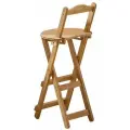 Складной барный стул Ишим неокрашенный, из березовой фанеры без покрытия, Творческий подход