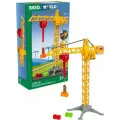 Деревянная железная дорога Brio World - Строительный кран с подсветкой - Брио 33835