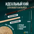 Кий Sport&Play, граб, двухсоставный, для русского бильярда, 160см