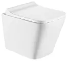 Унитаз подвесной CeramaLux 5171MW Белый матовый с сиденьем микролифт