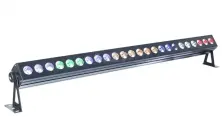 PROCBET BAR LED 24-6 RGBWA+UV линейный светодиодный прожектор bar 24 шт. светодиодов по 6 вт rgbwa+uv сегментное управление (8 блоков по 3 светодиода)