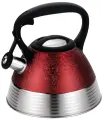 Чайник MARTA MT-3047 со свистком и термоизолированной ручкой, нержавеющая сталь/пластик, 3л
