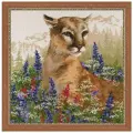Набор для вышивания крестом RIOLIS Пума, 60х60 см (риолис.1361)