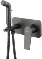 Смеситель Bronx с гигиеническим душем, встраиваемый, черный 3720BL LM