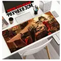 Коврик для мыши Genshin Impact, Дэхья 90x40x0,3 (124-Красный/Бежевый)