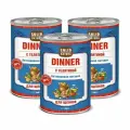 Влажный корм для щенков, Solid Natura Dinner, телятина, упаковка 3 шт х 340 г